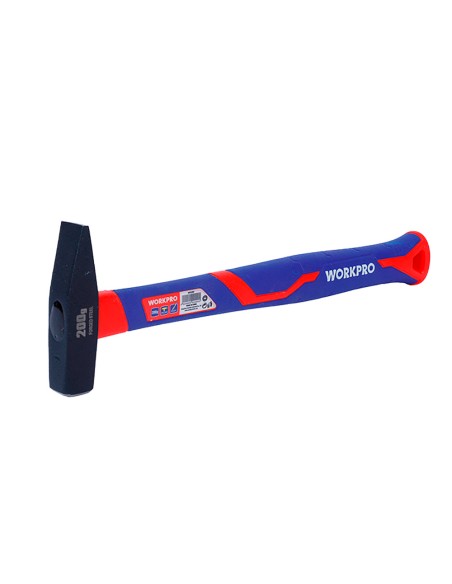 Martillo de maquinista con mango de fibra de vidrio, 500 g