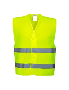 Chaleco de alta visibilidad amarillo fluor talla xl