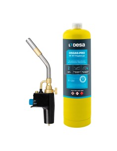 Soplete gas m1 turbo - usa 1 plg + botella de conexión dsgas-pro
