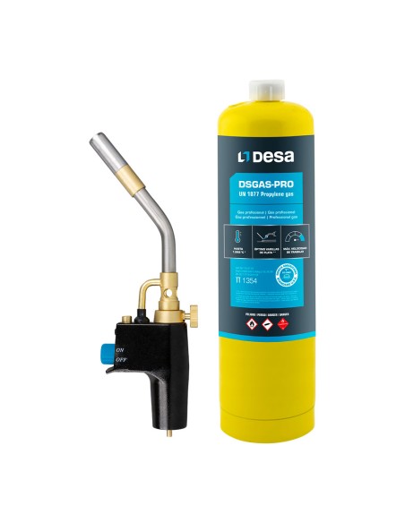 Soplete gas m1 turbo - usa 1 plg + botella de conexión dsgas-pro