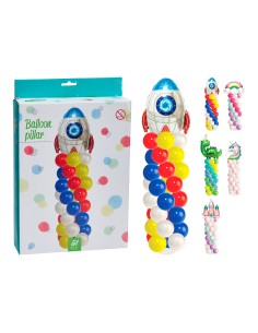 Pilar de globos 51 piezas, modelos variados