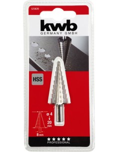 Broca escalonada HSS 4 20mm SB
