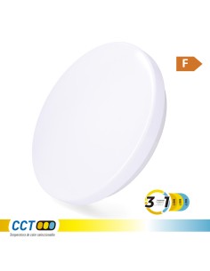 Aplique led circular de superficie 12 w 3cct 1160 lm ø26 x 6,2 cm