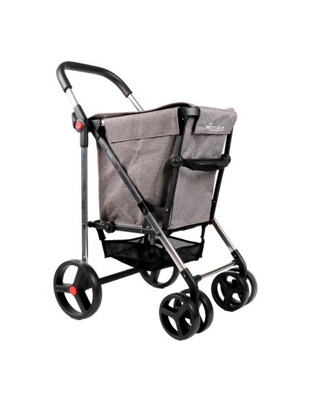 Carro de la compra basket mf 4b gris