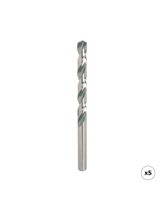 Broca hss4341 para metal, rectificada, ø1,00 x 34,00 mm, 5 uds