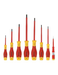 Destornilladores aislados vde, juego 8 piezas