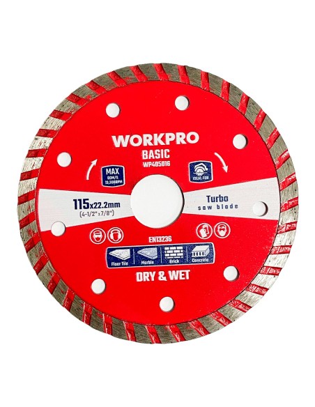 Disco diamantado turbo basic, ø115 x 22,2 mm