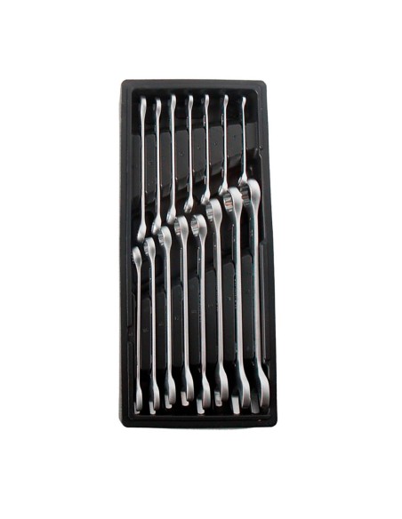 Llaves combinadas, fija - estrella, 7-22 mm, 15 piezas