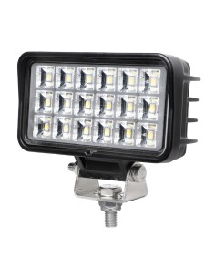 Faro de trabajo rectangular 18 leds 1500 lm 9 - 32 v ip67
