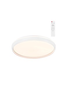 Plafón led circular charly 500 72 w 3cct dim 7290 lm, blanco, ø50 cm