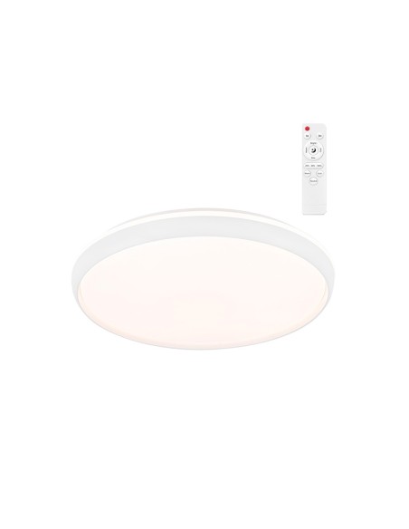 Plafón led circular, charly, 80 w, 3cct, 8800 lm, blanco, ø60 cm