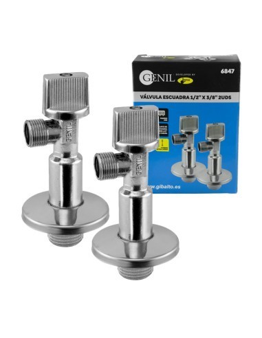 2 UDS VALVULA ESCUADRA CUERPO E TRA LARGO