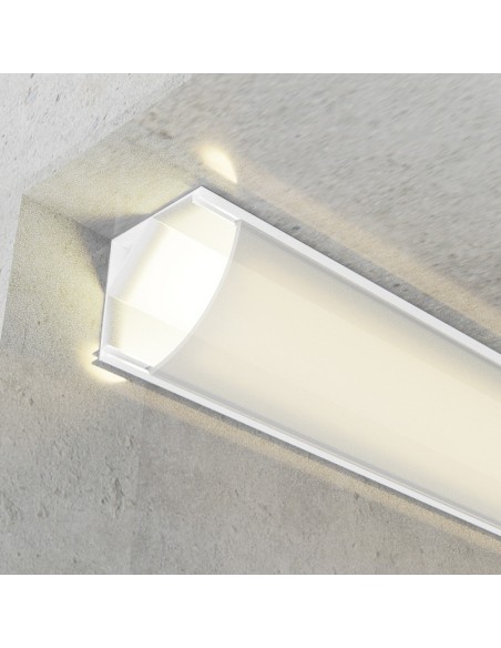 Perfil de aluminio esquina L  2 metros