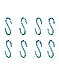 Gancho en forma de s cg23 2,2 x 25 mm, zincado, blister 8 uds