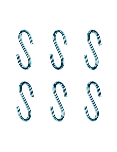 Gancho en forma de s cg23 4 x 40 mm, zincado, blister 6 uds