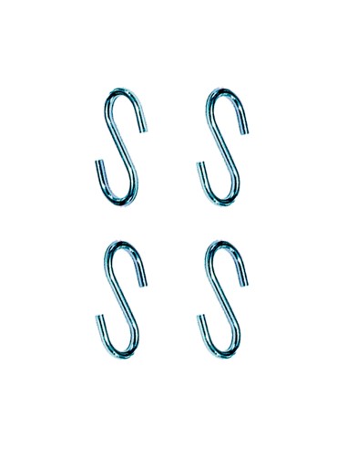 Gancho en forma de s cg23 4,5 x 50 mm, zincado, blister 4 uds