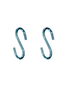 Gancho en forma de s cg23 6 x 70 mm, zincado, blister 2 uds