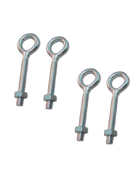 Hembrilla soldada con tuerca hm01, m5 x 40 mm, zincado, blister 4 uds