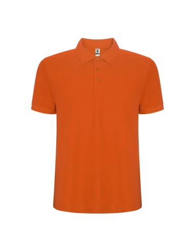Polo pegaso premium naranja t.l