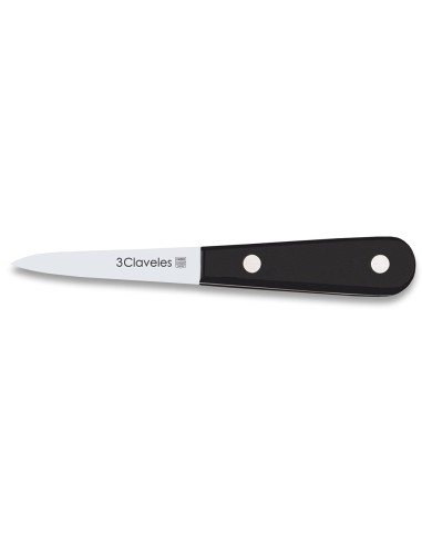 Cuchillo abre ostras de acero inoxidable con mango pom, 7 cm