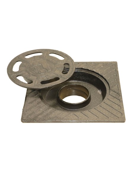 Sumidero de patio fundición 30 x 30 cm