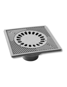 Sumidero de patio polipropileno 25 x 25 cm