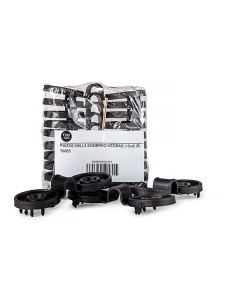 Pinzas para malla sombreo, negras, 10 uds