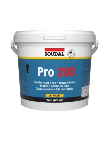 COLA BLANCA PRO20D Transparente una vez seca