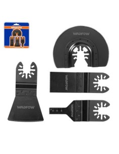 SET 4 PIEZAS CUCHILLAS PARA MULTIHERRAMIENTA (METAL)