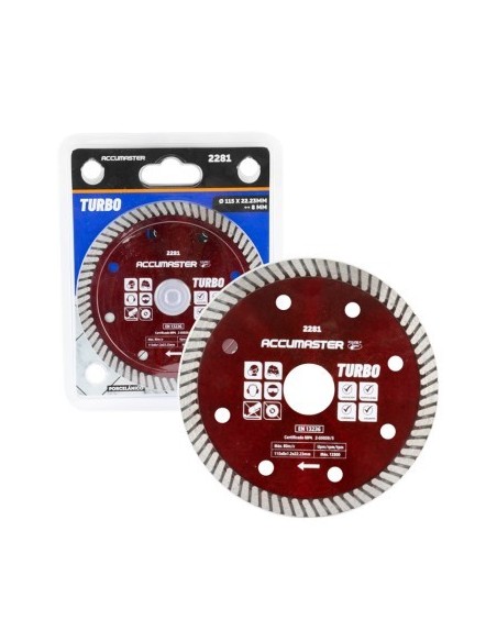 DISCO CORTE ULTRAFINO PORCELANICO 115X22.2(8)MM