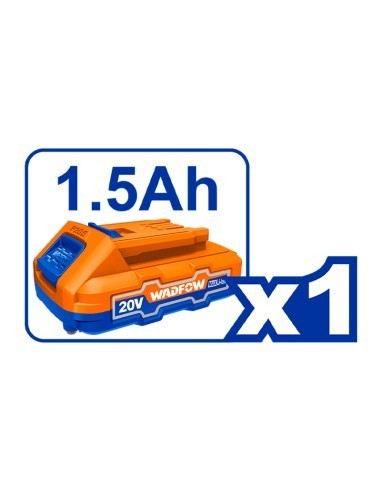 TALADRO INALAMBRICO 20V +BATERIA 1.5Ah + CARGADOR WADFOW