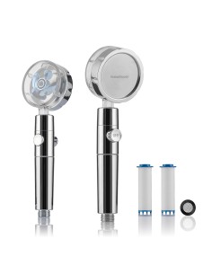 Mango de ducha con hélices de presión y filtro purificador, heliwer