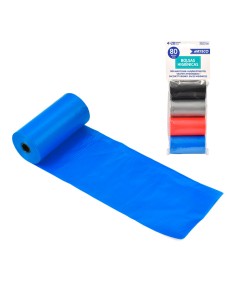 Rollo de 20 bolsas higiénicas colores surtidos 32 x 22 cm, 4 uds