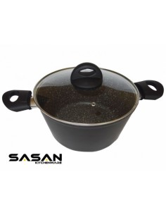 OLLA ALUMINIO FORJADO PIEDRA 24cm