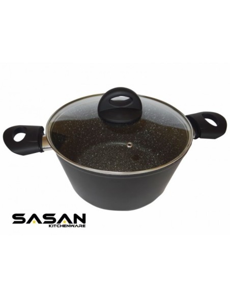 OLLA ALUMINIO FORJADO PIEDRA 24cm