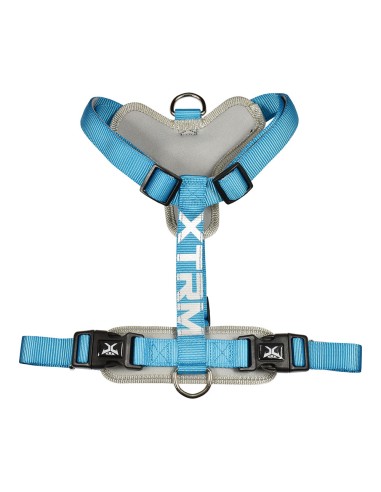 Arnés x-trm cronos neon flash azul, t-m 20 mm x 46-75 cm