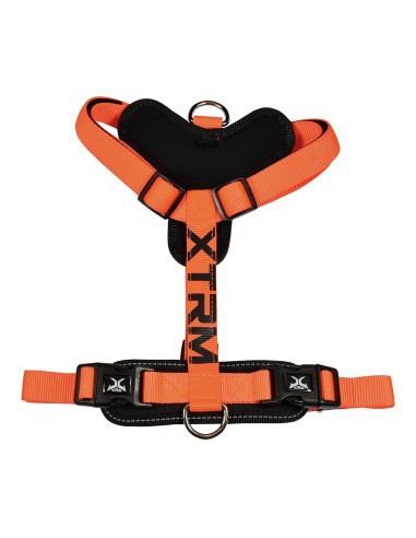 Arnés x-trm cronos neon flash naranja, t-m 20 mm x 46-75 cm