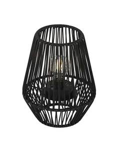 Farolillo solar negro, ø22 x 25 cm