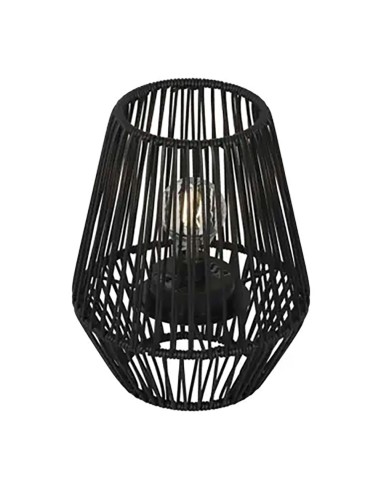 Farolillo solar negro, ø22 x 25 cm