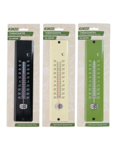 Termómetro de jardín, colores surtidos 7 x 1,5 x 29,5 cm