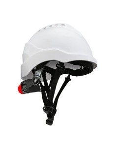 Casco curro-v blanco barboquejo, t.54 - 61 cm