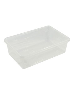 Caja transparente multiusos con tapa 29 l 58,5 x 39 x 17 cm
