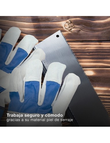 Guante trabajo piel de serraje