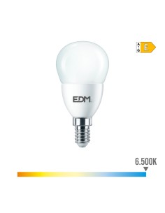 Bombilla esférica led e14 7 w 806 lm 6500 k luz fría ø4,8 x 9,5 cm