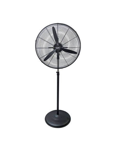 Ventilador industrial de pie 150 w, negro, ø60 cm