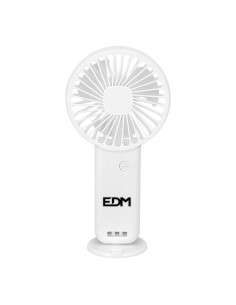 Ventilador de mano con base extraible y soporte para smartphone