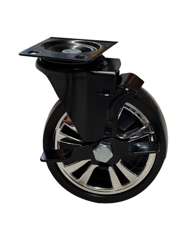 Rueda con freno, recambio para carro 21325