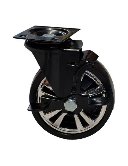 Rueda con freno, recambio para carro 21325