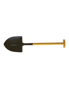 Pala punta, mango muleta madera, 29 x 17 x 110 cm