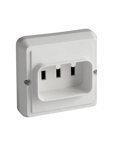 ENCHUFE BIPOLAR BLANCO 25A - TRYUN - SOLERA